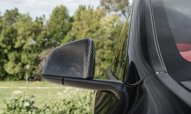 N Style Carbon Fiber  Mirror Caps - Model Y