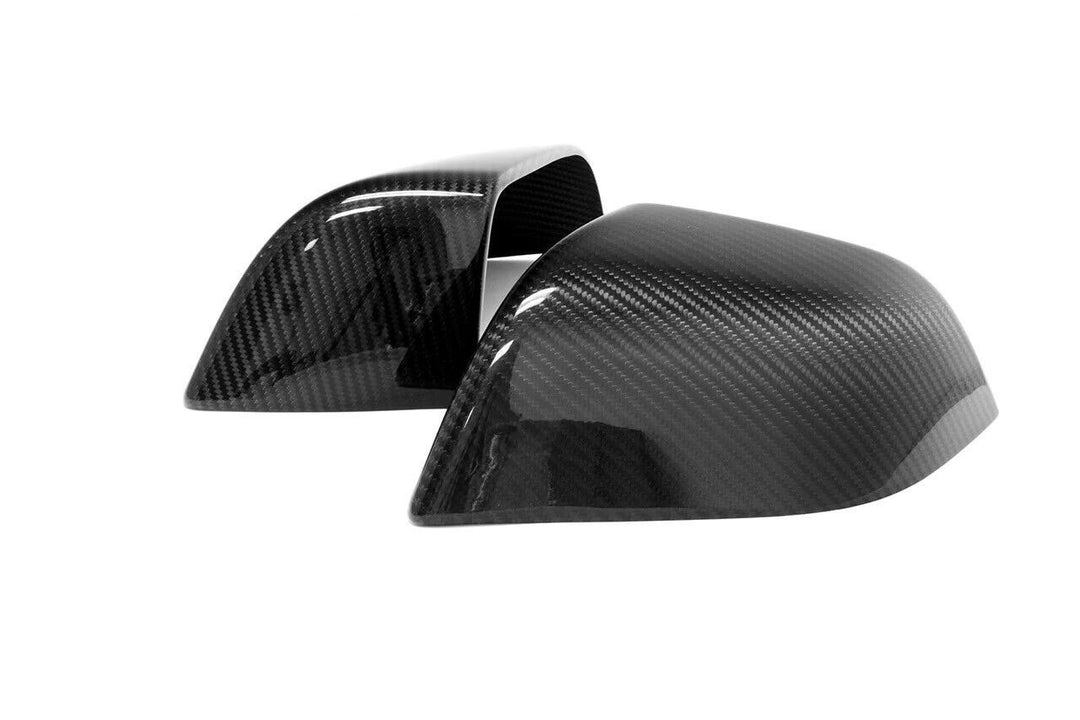 N Style Carbon Fiber  Mirror Caps - Model Y