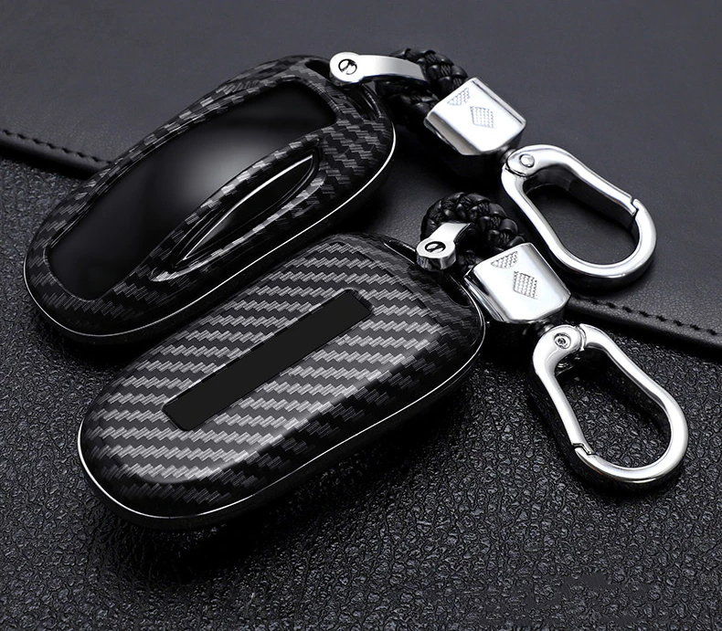 Carbon Fiber Key Fob Cover - Model X