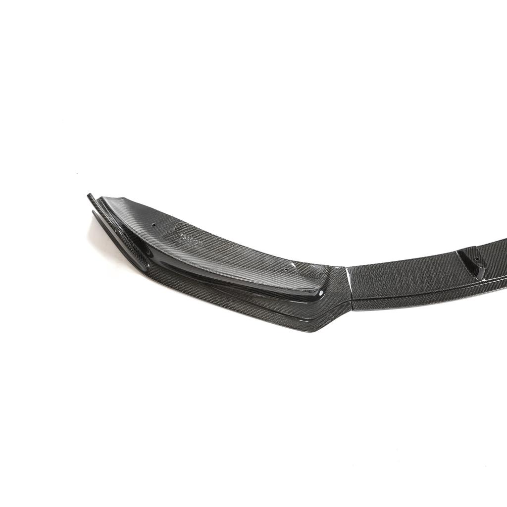 K Style 3-Piece Carbon Fiber Front Lip - Model 3